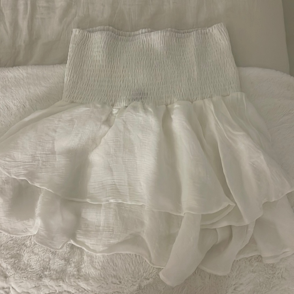 White skirt